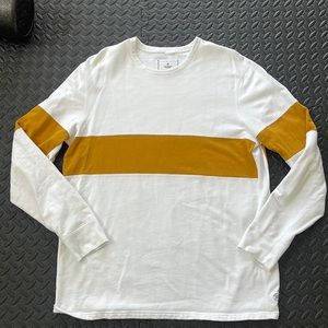 Reigning Champ long sleeve terry rugby shirt in XL